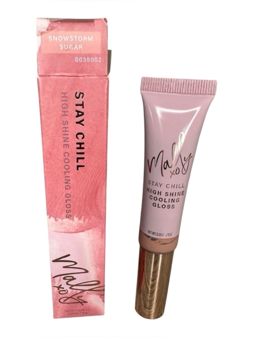 Mally Beauty Stay Chill High Shine Cooling Gloss - Snowstorm Sugar